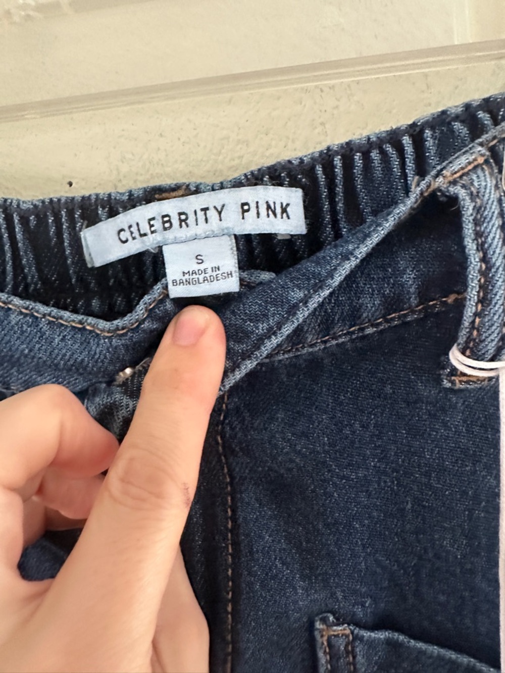 Celebrity Pink Dark Blue Gardener Jeans - Picture 4 of 6